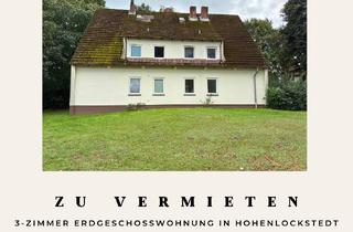 Wohnung mieten in 25551 Hohenlockstedt, 3-Zimmer Erdgeschosswohnung in Hohenlockstedt