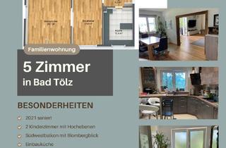 Wohnung mieten in Am Lettenholz, 83646 Bad Tölz, Lichtdurchflutete 5-Zi-Whg mit freier Aussicht auf den Blomberg