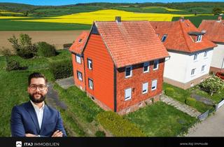 Einfamilienhaus kaufen in Masswelle, 37574 Einbeck, Freistehendes Einfamilienhaus mit Potenzial in attraktiver Feldrandlage von Einbeck-Naensen
