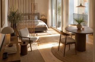 Immobilie mieten in Heilbronner Straße 4-6, 60327 Gutleutviertel, Erstbezug Soho Living: Design-Appartement mit Loggia, EBK & Car-Sharing-Zugang!