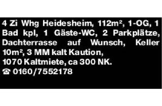 Wohnung mieten in 55262 Heidesheim, Mietwohnungen, Mainz-Bingen