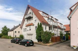 Wohnung kaufen in 89160 Dornstadt, Dachgeschossflair trifft Wohnkomfort: 3,5 Zi. mit Balkon und Tiefgaragenstellplatz