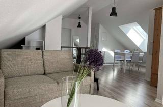 Immobilie mieten in 71691 Freiberg, Helle flexible Dachgeschoßwohnung, möbliert, perfekt gedämmt, neuwertiger Zustand, S-Bahn