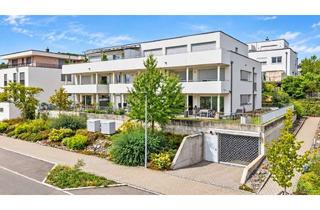 Wohnung kaufen in 78247 Hilzingen, Wohnkomfort auf einer Ebene – 3,5 Zimmer, Terrasse, Aufzug und Energieklasse A+