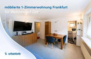 WG-Zimmer mieten in Gemündener Straße, 60599 Sachsenhausen, Möbliertes 1-Zimmer-Apartment in Frankfurt-Sachsenhausen | Wohnen auf Zeit