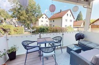 Wohnung kaufen in 93138 Lappersdorf, Eine Rarität: Stilvoll modernisierte 3 ZKB mit Balkon, ca.197 m² eigenem Garten und großer Garage