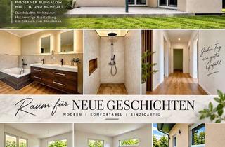 Haus kaufen in Auenblick 30c, 06618 Naumburg, Wohnen mit Weitblick. Hochwertiger Luxhaus Bungalow in privater Wohnanlage