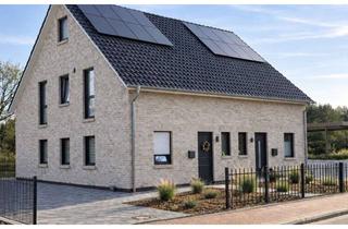Haus mieten in 27793 Wildeshausen, Neubau ab Feb. 2027: KfW 40 DHH für 1.400 €, kalt –Nobilia Küche, Garten, PV-Anlage&Carport