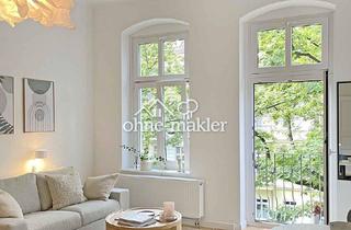Wohnung kaufen in 13187 Berlin, Altbaujuwel im Florakiez - stilvoll saniert & voller Charme