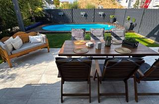 Haus kaufen in 68809 Neulußheim, Urlaubsfeeling zuhause: Luxuriöse DHH mit 215 m², Pool & Traumgarten