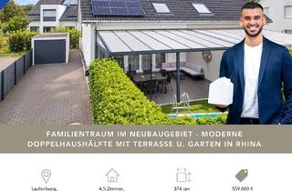 Doppelhaushälfte kaufen in Albert-Wassmer-Straße, 79725 Laufenburg, LFI | Familientraum im Neubaugebiet - moderne Doppelhaushälfte mit Terrasse u. Garten in Rhina