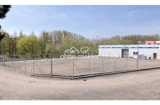 Immobilie mieten in 99869 Tüttleben, Gewerbe-Außenfläche 900m² gepflastert, eingezäunt, abgeschlossen, beleuchtet 2flgl. Tor