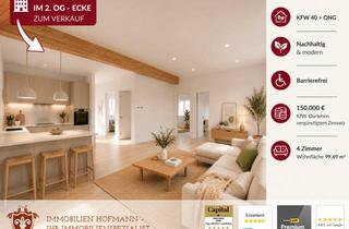 Wohnung kaufen in 94437 Mamming, ! Barrierefreie Traumwohnung mit Blick ins Grüne - KfW-40 + QNG - Einziehen September 2026 !!