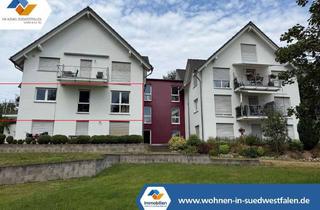 Wohnung kaufen in 57250 Netphen, Barrierefrei, energieeffizient und zentrumsnah – Eigentumswohnung mit Balkon und Carport!