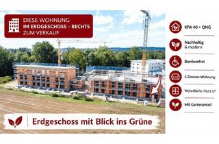 Wohnung kaufen in 94437 Mamming, ** Modernde 3-Zimmer Wohnung mit GARTEN - KfW40+QNG ***