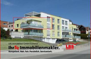 Wohnung kaufen in 88630 Pfullendorf, Attraktive 4-Zi-Wohnung in zentraler Stadtlage - Balkon, Einzelgarage, Personenaufzug, Einbauküche