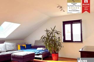Wohnung mieten in 97204 Höchberg, Attraktive 3-Zimmer-Dachgeschosswohnung mit Einbauküche und Gemeinschaftsgarten