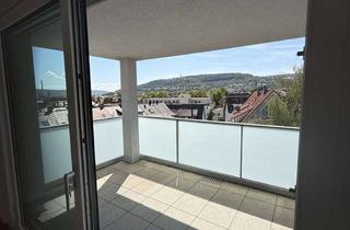 Wohnung mieten in Hackstraße 90, 70190 Ost, 3-Zimmer-Wohnung mit 2 Balkonen und Aussicht in Stuttgart Ost