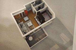 Wohnung mieten in Röckenwiesenstraße 51, 70197 West, 1,5-Zimmer-Wohnung mit Balkon und Küchenzeile im Grünen
