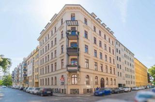 Anlageobjekt in 04109 Leipzig, HOCHWERTIG SANIERTE ALTBAUWOHNUNG | 4 Zimmer, 2 Balkone, 2 Bäder und so viel mehr!