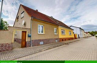 Doppelhaushälfte kaufen in 06369 Großbadegast, Ohne Käuferprovision - Doppelhaushälfte in ruhiger Seitenstraße mit großem Grundstück