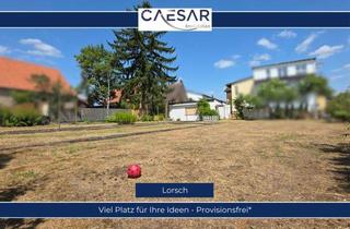 Grundstück zu kaufen in 64653 Lorsch, Großes Baugrundstück für Einfamilienhaus, DH oder kleines MFH.