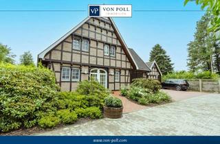 Villa kaufen in 27283 Verden, Fachwerk-Landhausvilla mit Garage, Sauna, Kamin und Fußbodenheizung und Blick auf den Dom zu Verden!