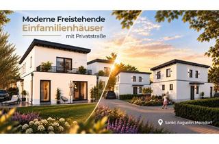 Einfamilienhaus kaufen in 53757 Sankt Augustin, Modernes freistehendes Einfamilienhaus mit Privatstraße – Sankt Augustin Meindorf
