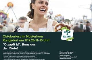Haus kaufen in 14532 Stahnsdorf, Kommt nach Rangsdorf ins Musterhaus - Oktoberfest feiern und vom eigenen Zuhause träumen!