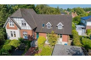 Villa kaufen in 26789 Leer, Innenstadtlage: Repräsentative Stadtvilla mit gewerblich genutztem Anbau