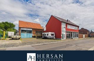 Haus kaufen in 52477 Alsdorf, Wohn- und Geschäftshaus mit Lagerhalle und großzügigem Grundstück in Alsdorf - HERSAN IMMOBILIEN!