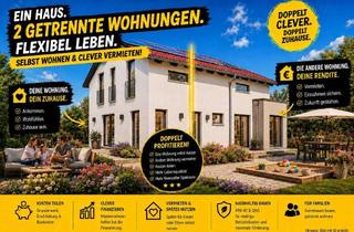 Haus kaufen in 16321 Bernau, 1 Haus mit 2 getrennten Wohnungen. Viele Möglichkeiten & Vorteile