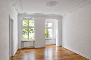 Wohnung kaufen in 10627 Charlottenburg, Charlottenburg: Helle 3-Zi-Altbauwohnung mit Stuck & Holzdielen