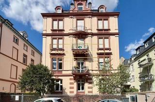 Wohnung kaufen in Skylineblick, 60594 Sachsenhausen, Über den Dächern von Sachsenhausen-Nord: Altbau-Etage mit Aufzug und Skylineblick