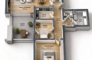 Wohnung mieten in Im Dammwald 8a, 61381 Friedrichsdorf, Großzügige 3,5-Zimmer-Wohnung mit Loggia in Friedrichsdorf