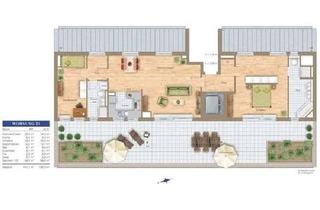 Penthouse mieten in Oberweg 23, 82024 Taufkirchen, exklusives 3-Zi-Penthouse mit 89 qm Westterrasse Aufzug in die Wohnung, Fußbodenheizung 2 Bäder
