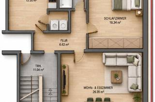 Wohnung mieten in Industriestraße 27, 66740 Saarlouis, Wohnen mit Charakter: Modernisierte 2-Zimmer-Wohnung in Saarlouis