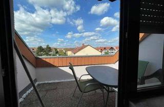 Wohnung mieten in 63128 Dietzenbach, Erstbezug nach Renovierung (2026) Möblierte 2-Zimmer-Dachgeschosswohnung mit Loggia