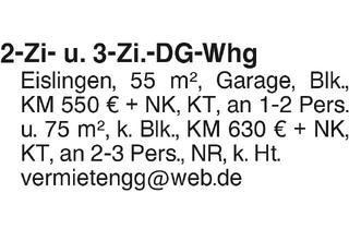 Wohnung mieten in 73054 Eislingen, 2- und 3-Zi.-Wohnungen
