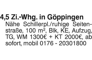 Wohnung mieten in 73033 Göppingen, 4,5 Zi.-Whg. in Göppingen