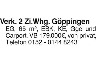 Wohnung kaufen in 73037 Göppingen, Verk. 2 Zi.-Whg. in Göppingen