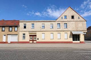 Anlageobjekt in 16866 Kyritz, Kyritz - Zentral in Kyritz: Wohn- und Geschäftshaus mit 2 Wohneinheiten und Gewerbe - 400 m zum Bahnhof!