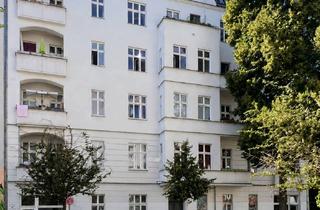 Wohnung kaufen in Müggelstraße 13, 10247 Friedrichshain, 3-Zimmer-Altbauwohnung mit Balkon und Aufzug im Friedrichshainer Südkiez