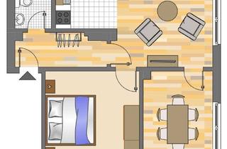 Wohnung mieten in Am Koppelteich, 59174 Kamen, 3-Zimmer-Wohnung in Kamen Mitte - Dusche - Bad mit Fenster - Laminat NEU