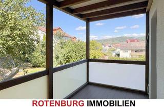 Wohnung mieten in 36199 Rotenburg, Erstbezug nach Sanierung: Erdgeschoss-Wohnung mit EBK, überdachter Balkon, mitten in Rotenburg