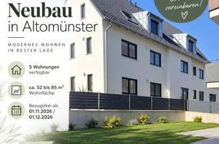 Wohnung mieten in Am Vogelgarten 11, 85250 Altomünster, Neubauwohnung in Altomünster, 5 Wohnungen mit ca. 52 bis 85 m² Wohnfläche