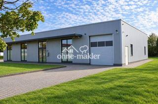 Geschäftslokal mieten in 26340 Zetel, 352 m² Gewerbehalle in Zetel mit Büro, Lager, Ausstellung und Produktion