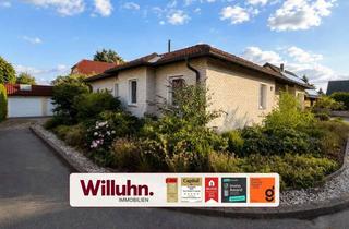 Haus kaufen in 06774 Rösa, Wohlfühl-Bungalow | Kamin | sonniger Garten | PV mit Speicher | Einbauküche