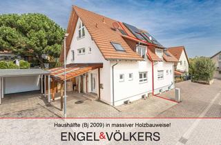 Haus kaufen in 67251 Freinsheim, Natürlich wohnen: Haushälfte (Bj 2009) in massiver Holzbauweise!