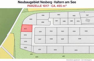 Grundstück zu kaufen in 45721 Haltern am See, Baugrundstück im Neubaugebiet Nesberg – 455 m² für Ihr neues Zuhause in Haltern am See! – Traumlage!